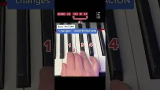 How to play „CHANGES“ by XXXTENTACION - Easy Piano Tutorial 