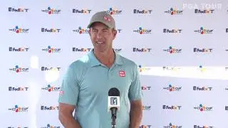 Adam Scott Sunday Flash Interview 2021 The CJ Cup at Summit