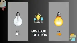 Switch Button | Light ON/OFF | Light mode and Dark mode | UI Design | Mobile Design