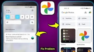 Photos App move photos to archive notification || Move photos to archive notification problem