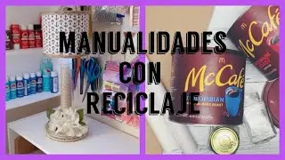 MANUALIDADES CON RECICLAJE | LATAS DE CAFÉ Y CARTÓN | BEST OUT OF WASTE CRAFT IDEA💡