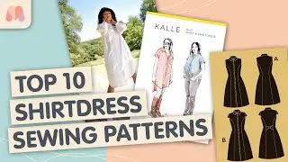 Top 10 Women’s Shirt Dress Sewing Patterns