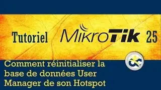 Mikrotik Tutorial 25 Resetting the Hotspot User Manager Database (2019)