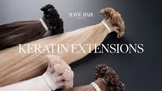 Keratin extensions by Slavic Hair