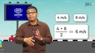 Iklan ruang guru bapak bapak kacamata menghitung kecepatan mobil