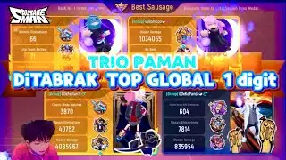 TRIO PAMAN JADI KELINCI NAKAL‼️ | DITABRAK TOP GLOBAL 1 DIGIT‼️