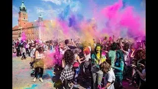 Holi 2019 Warsaw, Poland Live Footage
