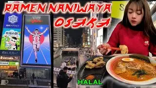 Naniwaya Ramen Halal di Osaka Jepang || Wisata Kuliner Jepang 2025