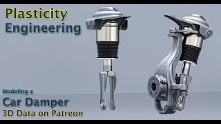 Modeling a Car Damper  in Plasticity | Advanced Engineering | Solid Modeling | Plasticity