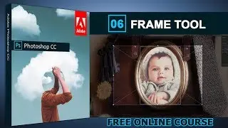 07 How do I use the frame tool in Photoshop cc ? | clipping mask Photoshop cc 2019