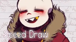 【Undertale】BHC Red - Speed Draw【SAI】