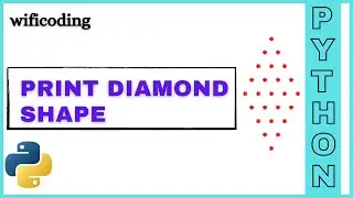 print diamond shape using python | print diamond pattern in python
