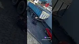 Согнул борт и скрылся с места ДТП