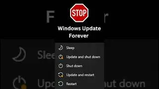 Stop windows update permanently