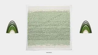 Processing sound | Audio-visual 04 | M83 - On a White Lake, Near a Green Mountain (Creative coding)