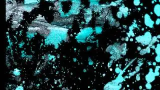 Dancing Paint Splatters, a Short Abient Art Scape in Black