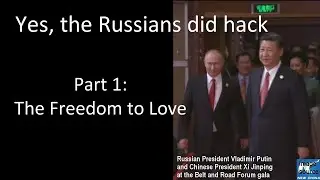 Yes, the Russians did Hack- Part 1: The Freedom to Love