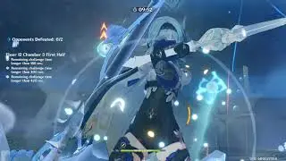 C6 Eula R5 Skyward Pride Vs Abyss Lector - Genshin Impact