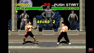 Mortal Kombat 1(snes) - CAGE Vs LIYU KANG
