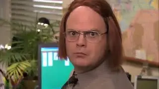 Dwight disguises as Meredith for ONE HOUR!!! | The Office