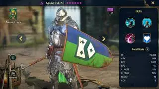 Raid Shadow Legends Hero Showcase Azure lv 60