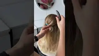 Простая прическа из трех жгутов