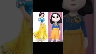 My talking Angela 2 VS Disney princesses 💗🧚‍♀️
