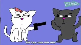Kisah hidup kucing jalanan #vernalta