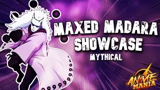 NEW BEST MYTHICAL? Maxed 6 Paths Madara ( Mudra Six Sage ) Showcase in Roblox Anime Mania