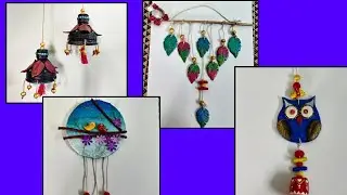 DIY Hangings|  wall hanging for Diwali |  DIY Wall Hanging With Clay | Wall hanging from Wall Putty