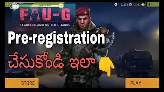 Pre register faug game | How to pre register faug game in playstore  in telugu