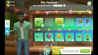 Completing Self-Care Special Sim Festival in Sim mobile (Rewards you get)