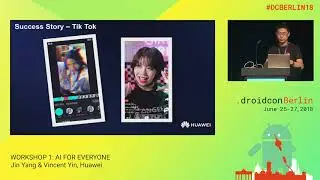#DCBerlin18_504 Yang_WORKSHOP 1: AI FOR EVERYONE_DAY1