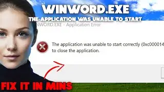 Fix WINWORD EXE The Application Was Unable To Start Correct 0xc0000142 (GUARANTEE SOLUTİON)