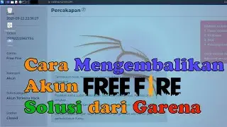 Cara mengembalikan akun free fire
