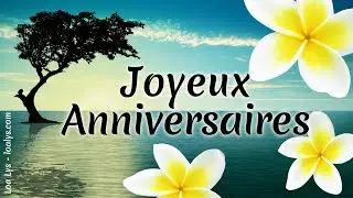 JOYEUX ANNIVERSAIRE - #joliecarteanniversaire