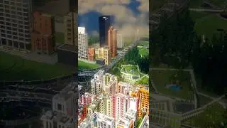 City in Minecraft  #city #minecraftshorts #minecraft #mrbeast #shorts #architecture #city #building