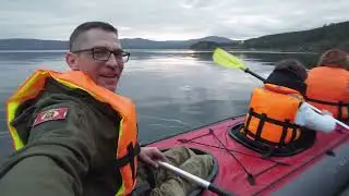 ОзероТургояк. Отдыхаем на б/о "Кристалл". Первый выход на байдарке!!