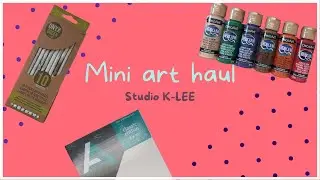 Mini art Haul #art #haul