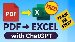 How to Train ChatGPT to Convert PDFs to Excel in Minutes: Step-by-Step Guide