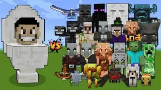 Skibidi Toilet vs All Minecraft Mobs
