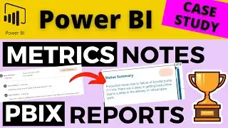 How to Add METRIC Check-in NOTES As Narratives in POWER BI REPORTS