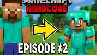 Finally Completed Diamond Armor In My HardCore World! [Episode#2]