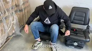 Сиденье на гармошке в трактор, комбайн кресло в спец/сельхоз технику