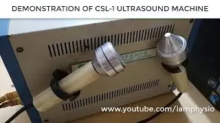 How to Use Physiotherapy Ultrasound Equipment  csl-1 | Best Therapeutic Ultrasound #health