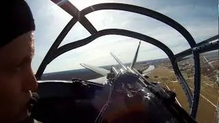 ИЛ-2 вид от стрелка. Посмотрите как видел бой реальный стрелок легендарного штурмовика ИЛ-2!