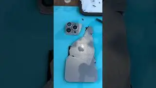 15 pro max back glass restoration #reels #righttorepair #apple #iphone #battery #repair #restoration