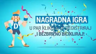Nagradna igra: "U par klikova se registriraj i bezbrižno bicikliraj!"