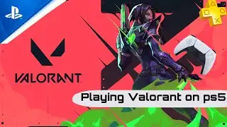 Playing Valorant on PS5! (BETA ) #valorant