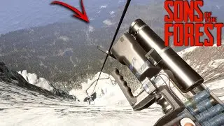 Ziplining Halfway Across the Map - S2EP19 | Sons of The Forest